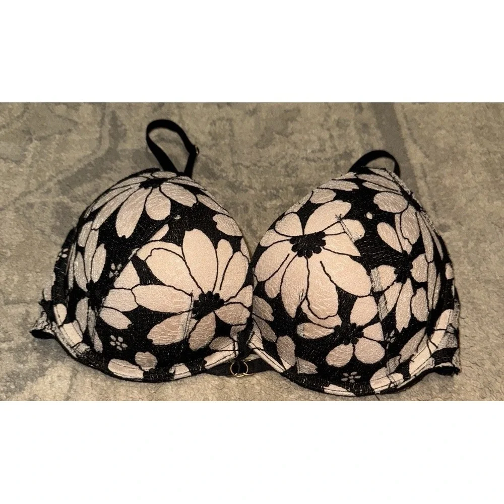 Victoria's Secret Bombshell‎ Beige Black Size 32D Add 2 Sizes